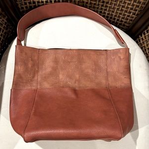Brown Anthropologie tote. Like new.